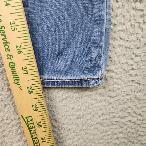 Levi's Womens Pull-On Mid-Rise Shaping Skinny Stretch Denim Jeans Size 26 Denim - Picture 6 of 10